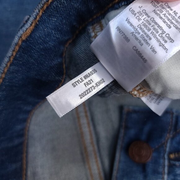 Madewell Jeans Womens 25x30 The Slim Boyjean Denim Mid Rise Stretch Pants - Picture 10 of 10